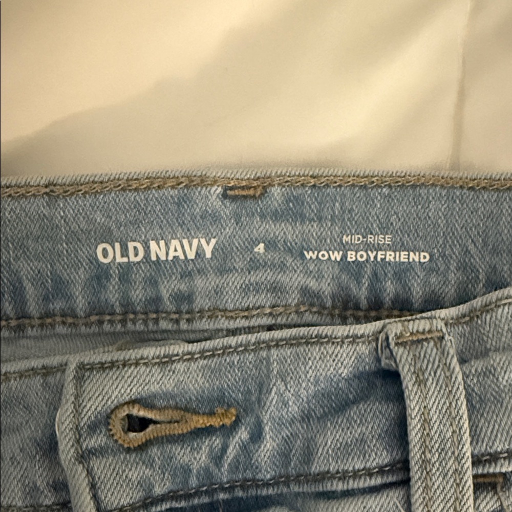 Old Navy Classic Blue Boyfriend Jeans